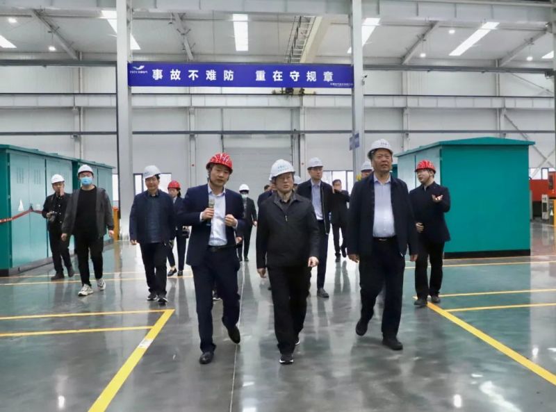 省人大常委會調研組蒞臨天晟電氣觀摩指導